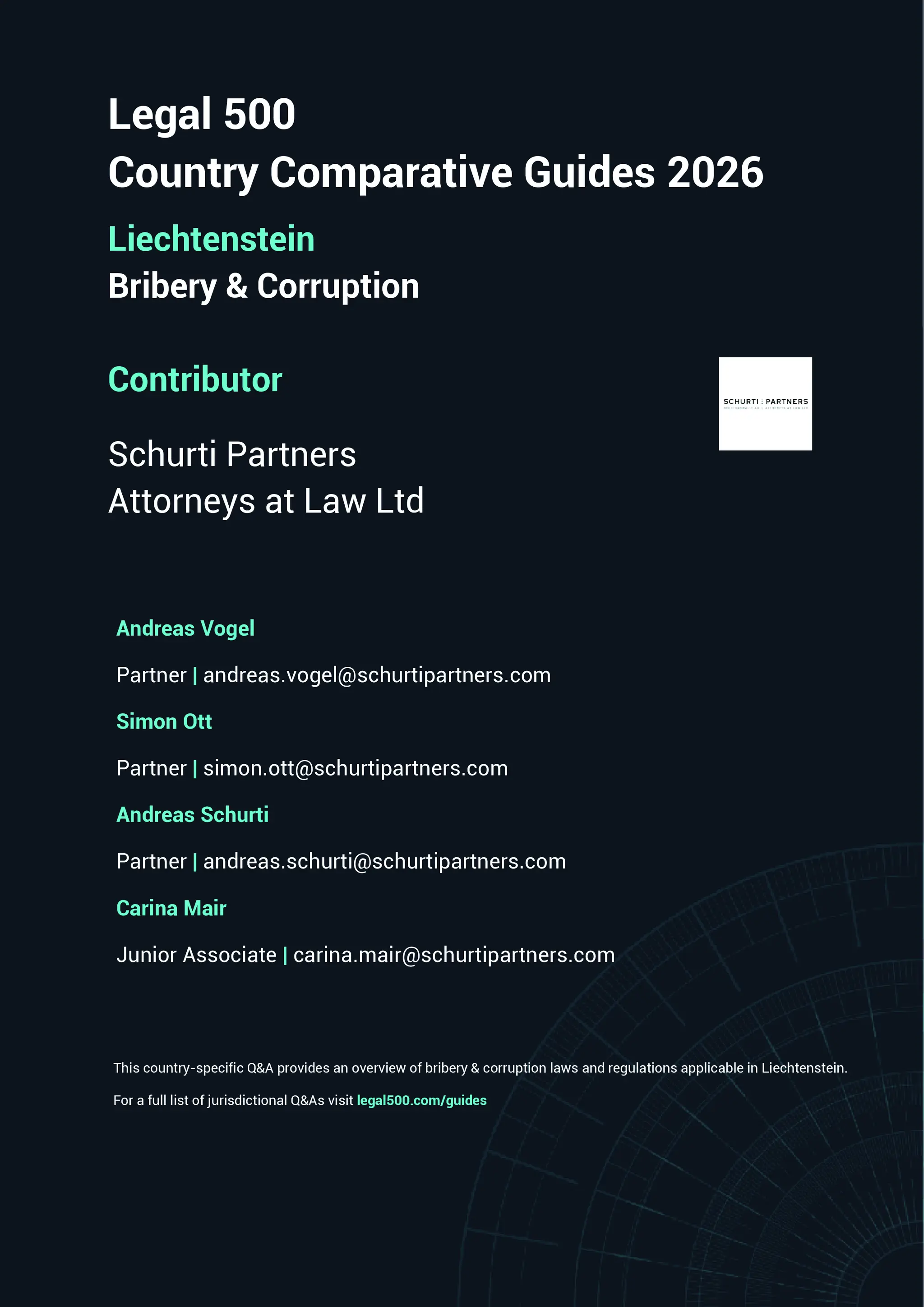 The Legal 500 | Bribery & Corruption 2026